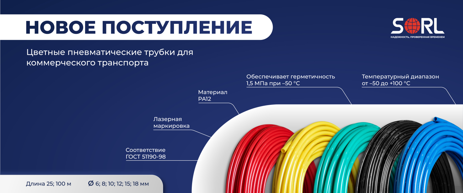 Новое поступление трубок