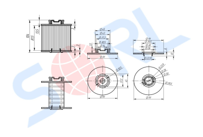 Фильтр топливный CLAAS, MB, DEMAG (E52KPD36)