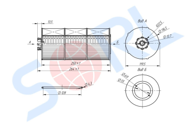 Фильтр масляный элемент MB, MITSUBISHI (E510H07D129)